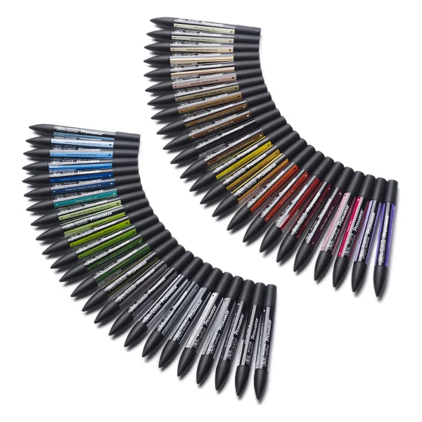 Winsor & Newton 48 Renk Promarker Set - Görsel 7