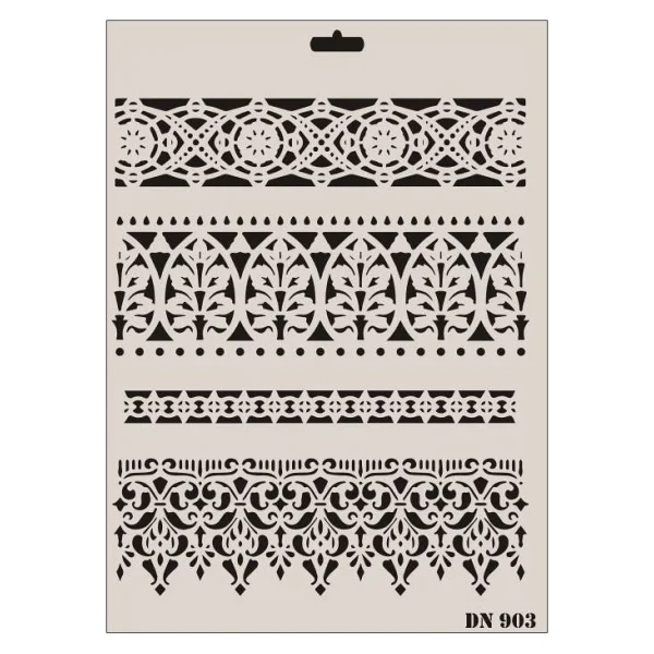 Rich Dantel Seri DN-903 Stencil 35x25 cm - Görsel 2