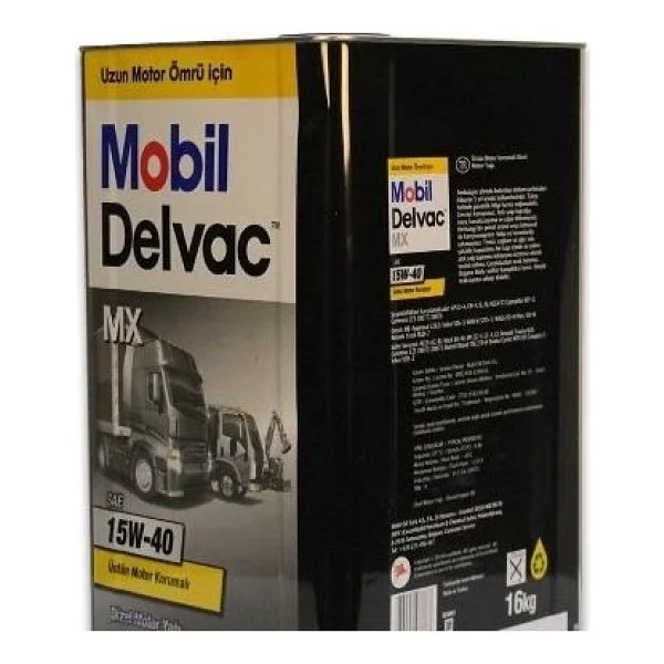 Mobil Delvac MX 15W-40 18 lt Motor Yağı - 2022 - Görsel 3