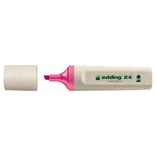 Edding 24 Ecoline Pembe Fosforlu Kalem - Görsel 3