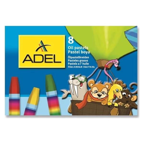 Adel 8 Renk Pastel Boya 817001 - Görsel 2