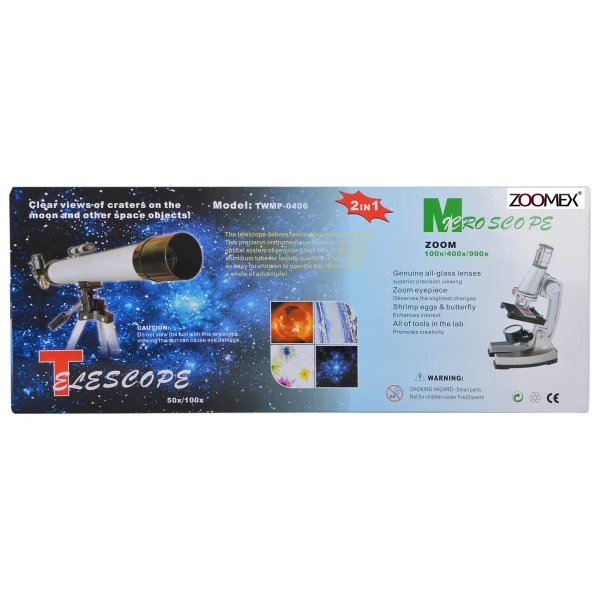 Zoomex Twmp-0406 Teleskop Ve Mikroskop - Ücretsiz Kargo - Görsel 2