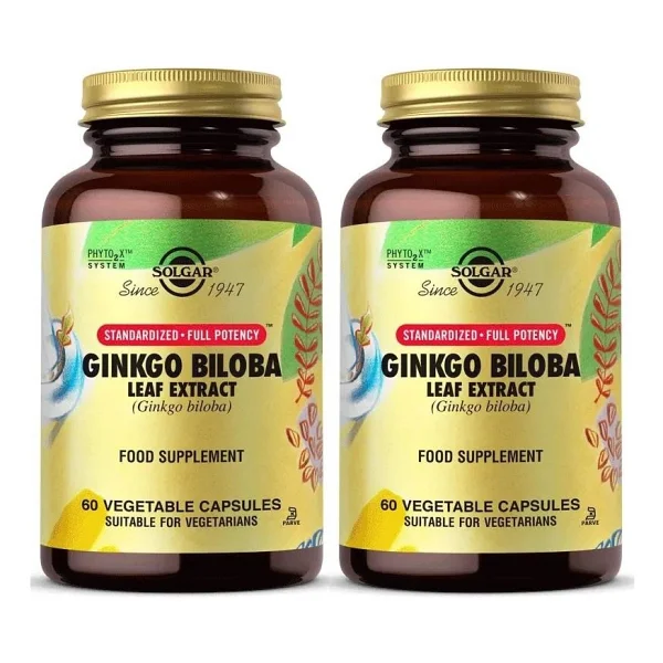 Solgar Ginkgo Biloba Leaf Extract 60 Kapsül 2'li - Görsel 6