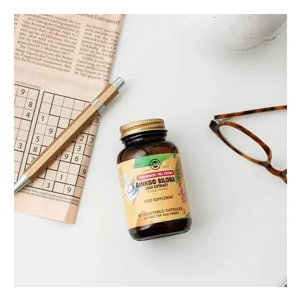 Solgar Ginkgo Biloba Leaf Extract 60 Kapsül 2'li - Görsel 2