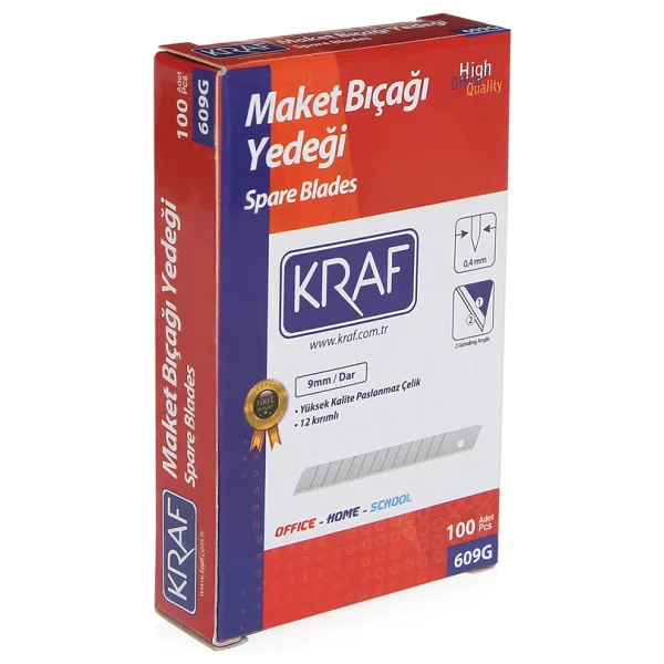 Kraf Maket Bicagi Yedegi Dar 100 Lu Kutu 609G - Görsel 3