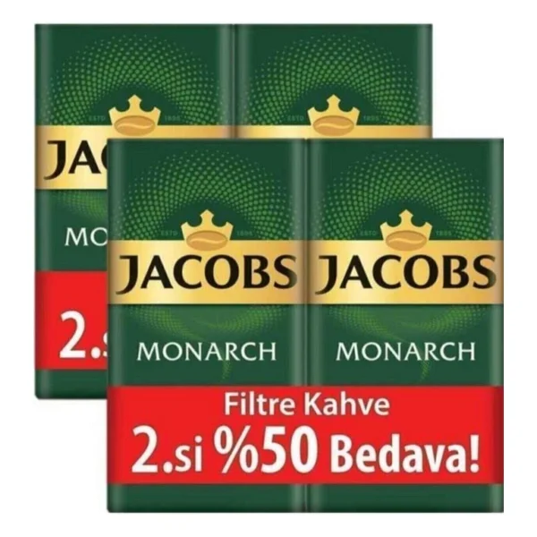 Jacobs Monarch Filtre Kahve 500 gr 4'lü - Görsel 2