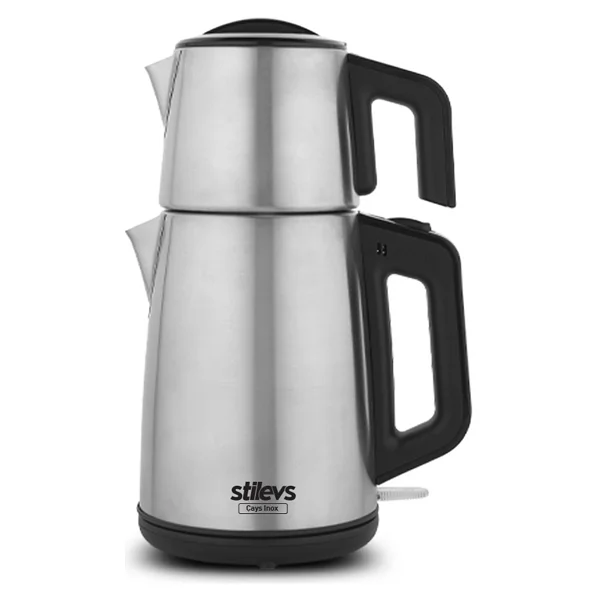 Stilevs Çays Inox Gri 1650 W Çelik Çay Makinesi - Görsel 3