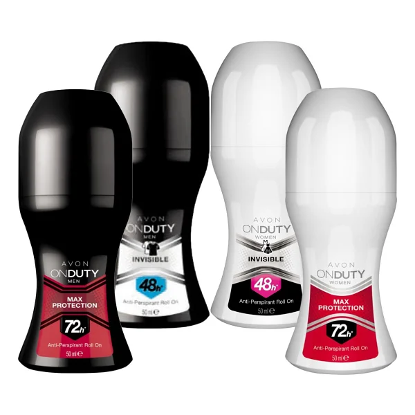 Avon OnDuty Invisible ve Max Protection Kadın Erkek Rollon Paketi - Görsel 3