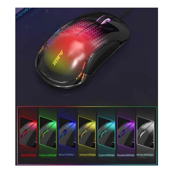 Ajazz AJ358 Kablolu Optik Oyuncu Mouse - Görsel 2