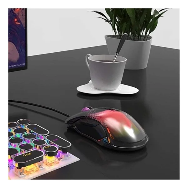 Ajazz AJ358 Kablolu Optik Oyuncu Mouse - Görsel 5