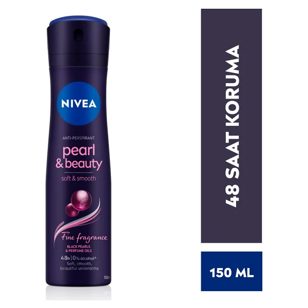Nivea Pearl & Beauty Fine Fragrance 150 ml Kadın Deodorant - Görsel 10