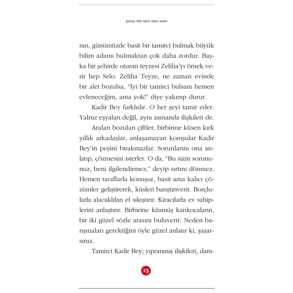 Güneşi Bile Tamir Eden Adam - Behiç Ak - Görsel 10