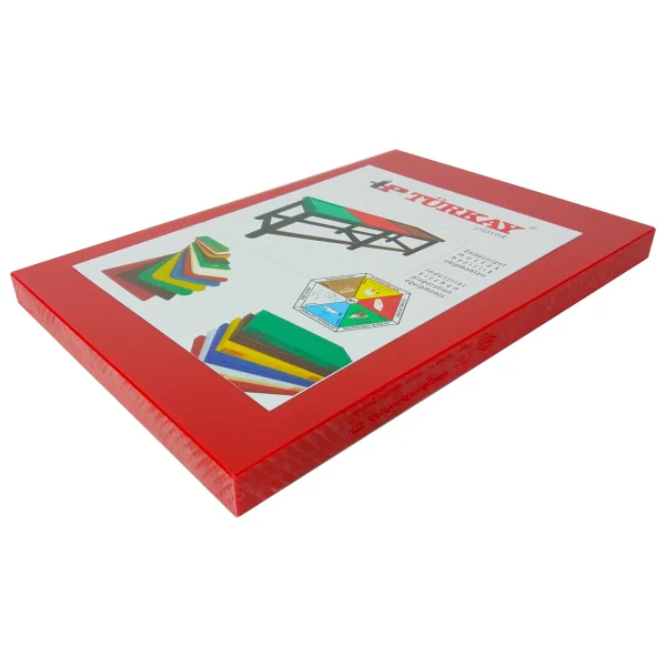 Türkay Polietilen Kırmızı Kesim Tahtası 50x30x2 cm - Görsel 3