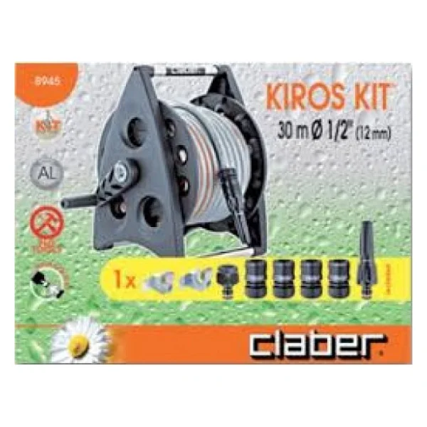Claber 8945 Kiros Kit Hortum Makarası - Görsel 2