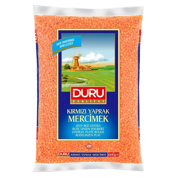 Duru Kırmızı Yaprak Mercimek 1 kg - Görsel 3