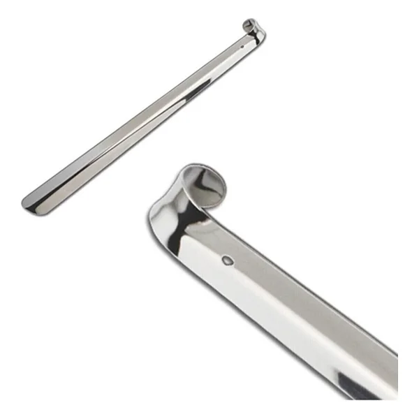Gördur (6 Adet) Uzun Kerata Ayakkabı Çekeceği Metal Krom Çelik Kerata 50CM - Görsel 2