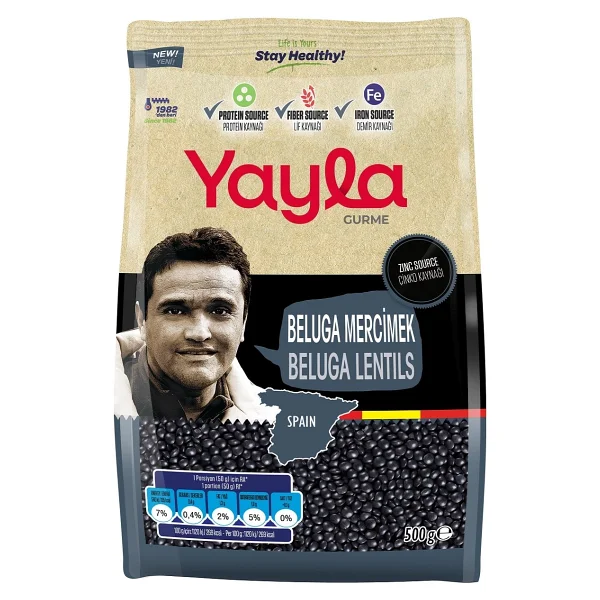 Yayla Gurme Beluga Mercimek 500 gr - Görsel 3