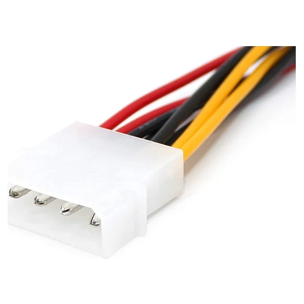 Molex Splitter Kablo 4 Pin Molex Güç Uzatma Kablosu Molex Power Çoklayıcı 4Pin Erkek Çift 4Pin Dişi - Görsel 3