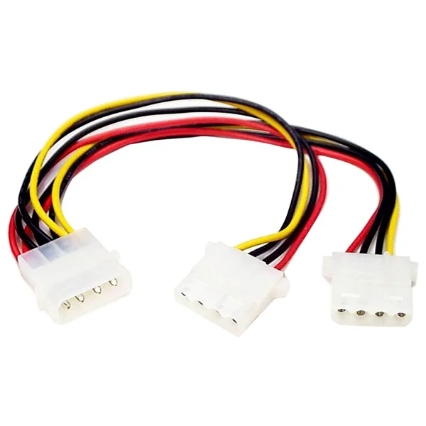 Molex Splitter Kablo 4 Pin Molex Güç Uzatma Kablosu Molex Power Çoklayıcı 4Pin Erkek Çift 4Pin Dişi - Görsel 5