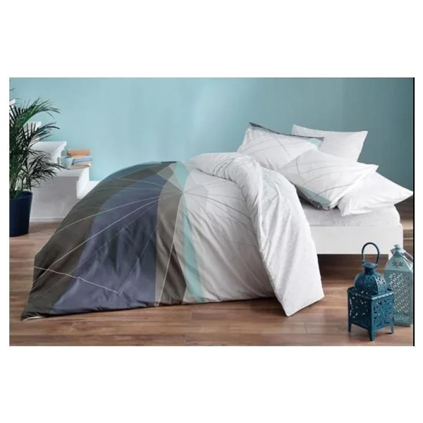 Taç Ranforce Çift Kişilik Nevresim Takımı Power Gri - 200 x 220 cm - Renkli - Görsel 3