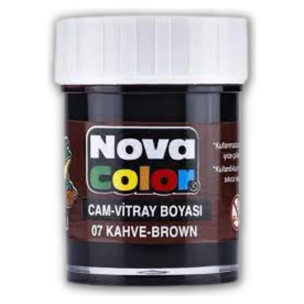 Nova Color Cam Boyası Vitray Boyası 25 ml - Mavi - Görsel 5