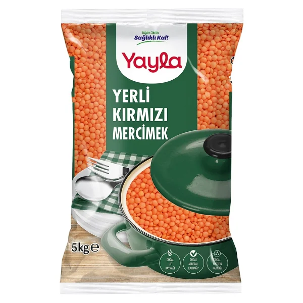 Yayla Yerli Kırmızı Mercimek 5 kg - Görsel 2