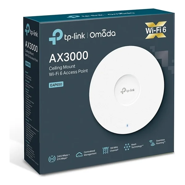 TP-Link EAP650 AX3000 3000 Mbps Tavan Tipi Access Point - Görsel 5