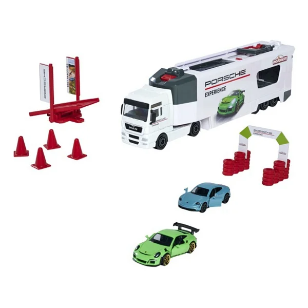 Majorette MAN TGX Kamyon Porsche Deneyimi + 2 Araba 212053304 - Görsel 2