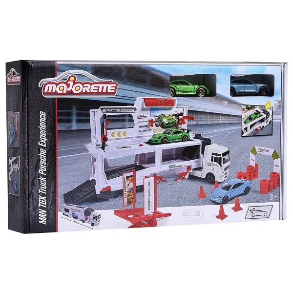 Majorette MAN TGX Kamyon Porsche Deneyimi + 2 Araba 212053304 - Görsel 5