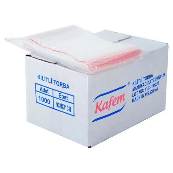 9 X 11cm Kilitli Poşet / Naylon Torba ( 4.000 Adet ) - Kafem - Görsel 5