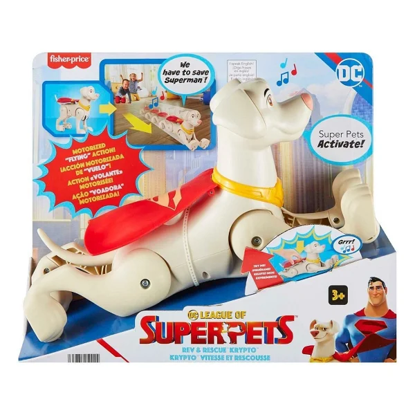Fisher Price Dc League of Super Pets Süper Krypto HJF35 - Görsel 6