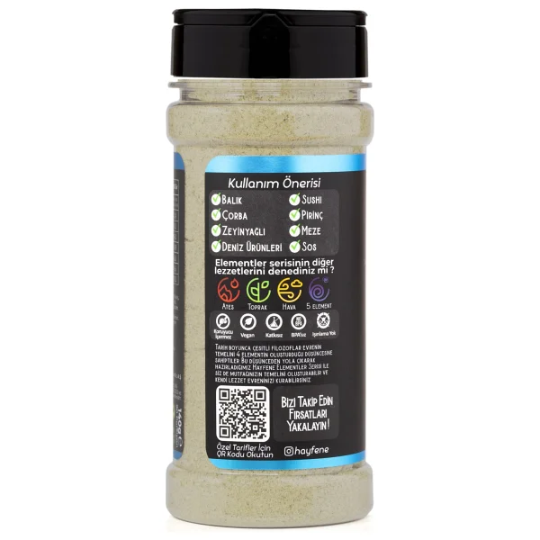 Hayfene Su Baharat Karışımı 50 g Gurme Deniz Ürünleri ve Balık Yemeklerine Özel Lezzetli - 140 gr - Görsel 2