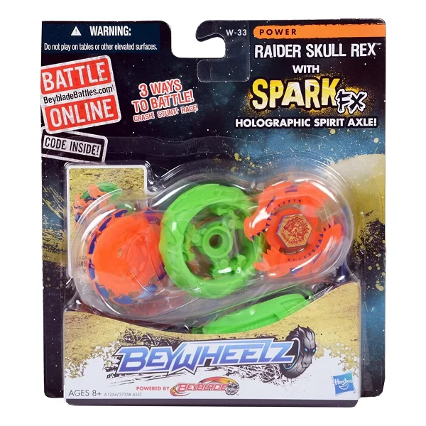 Hasbro Beyblade Beywheelz W-33 Raider Skull Rex Hasbro Orjinal Ürün - Renkli - Görsel 2