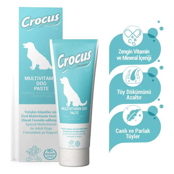 Crocus 100 gr Köpek Multivitamin Macun - Görsel 5