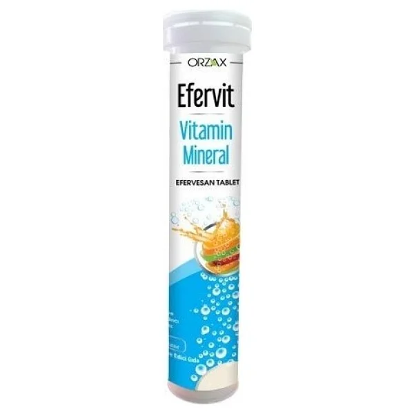 Efervit Multivitamin Mineral 20 Efervesan Tablet - Görsel 4