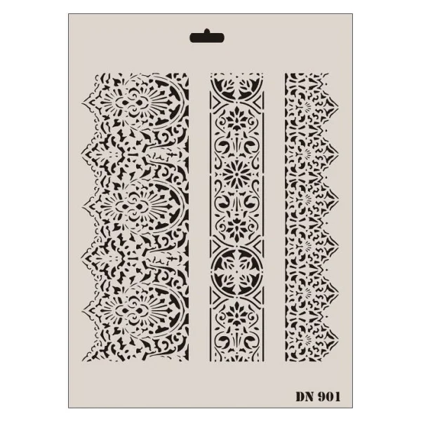 Rich Dantel Seri Dn-901 Stencil 35X25 Cm - Görsel 2