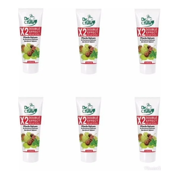 Farmasi Dr.Cevdet Tuna Çift Etkili At Kestanesi 250 ml 6 Adet Masaj Jeli - Görsel 2