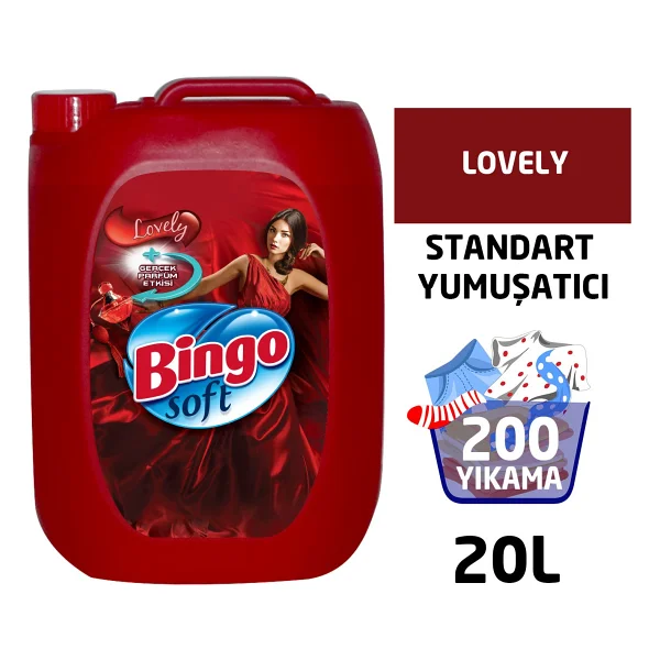 Bingo Soft Lovely Yumuşatıcı 50 Yıkama 5 lt 4'lü - Görsel 6