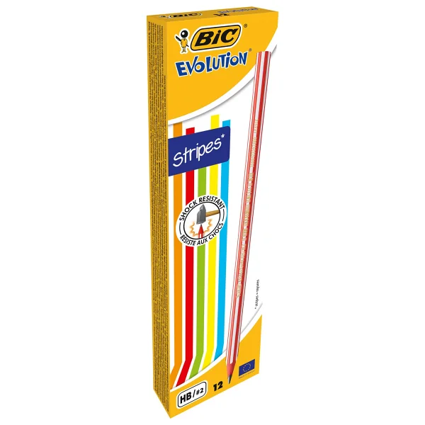 Bic Evolution Stripes 12'li Kurşun Kalem - Görsel 8