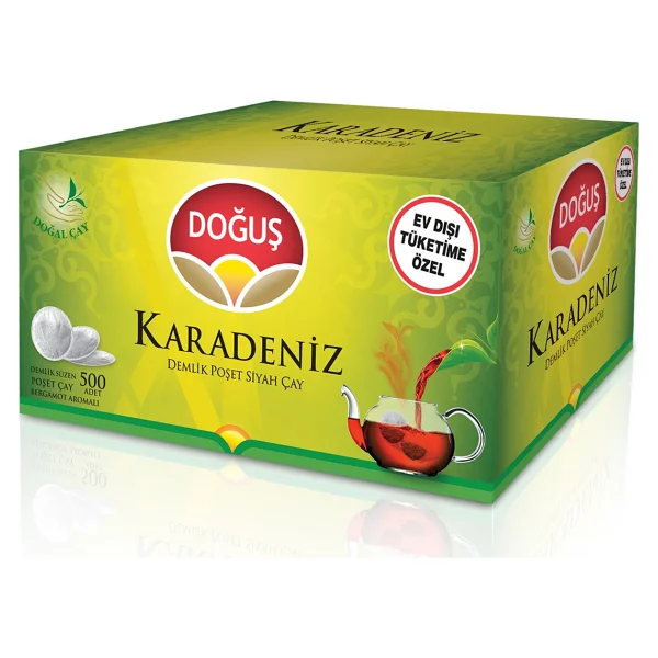 Doğuş Karadeniz Bergamot Aromalı 3.2 gr 500'lü Demlik Poşet Çay - Görsel 10