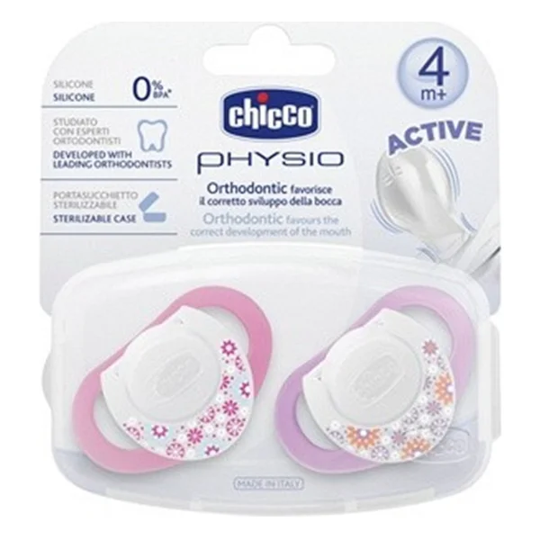 Chicco Physio Silikon 2'li 4 Ay+ Emzik - Görsel 2