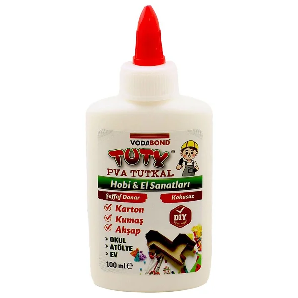 Karton Kumaş Ahşap Tutkalı Şeffaf Donar 100 ml - Görsel 4