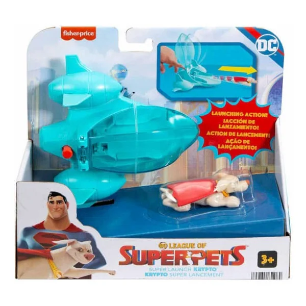 Fisher Price DC League of Super Pets Süper Araçlar Krypto HGL18 - Görsel 4