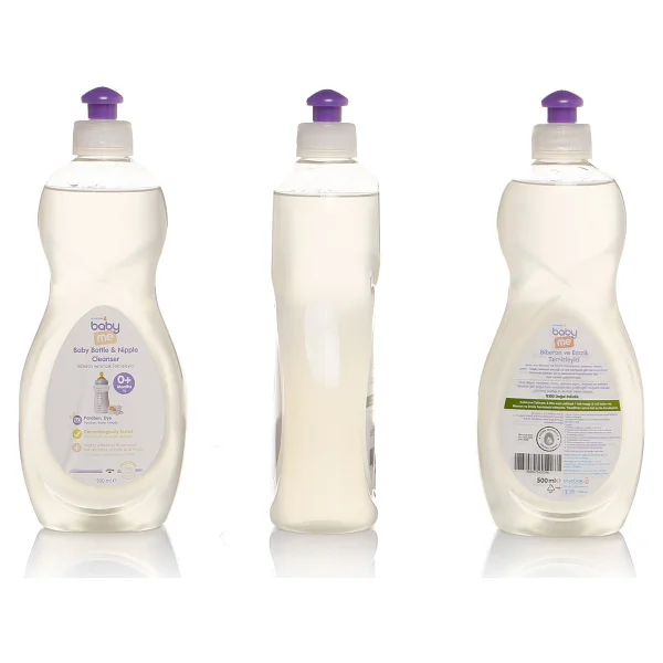 Baby&Me Likit Emzik ve Biberon Temizleyici 500 ml 4 Adet - Görsel 3