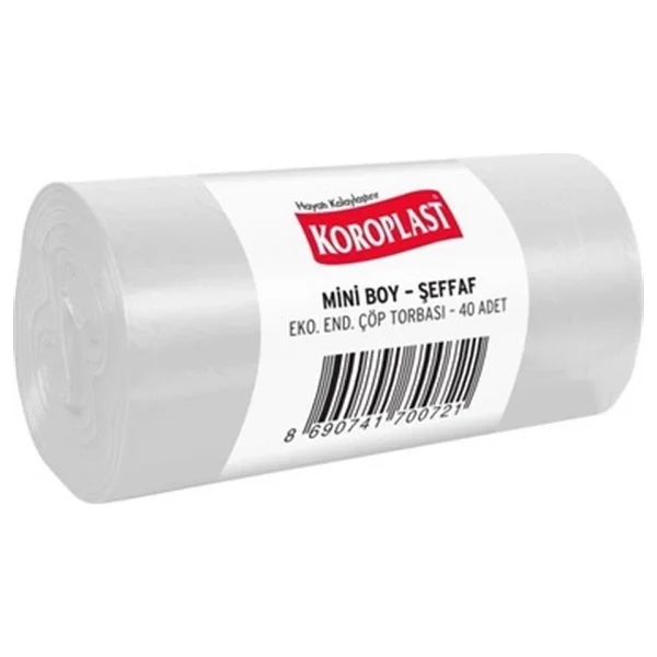 Koroplast Ekonomik Mini Boy 40x50 cm 40'lı Çöp Torbası - Görsel 8
