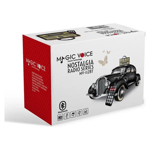Magicvoice MV-112BT Bluetooth Destekli Nostaljik Radyo - Görsel 3