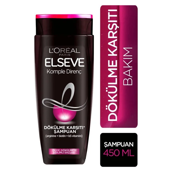 L'Oreal Paris Elseve Komple Direnç 450 ml Saç Dökülmesine Karşı Şampuan - Görsel 6