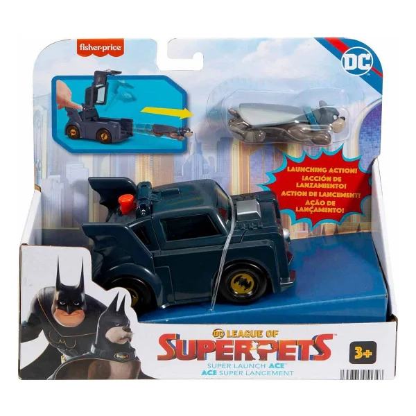 Fisher Price DC League of Super Pets Süper Araçlar Ace HGL19 - Görsel 3