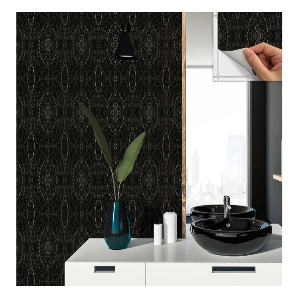 Tink Kendinden Yapışkanlı Kesilebilir Mermer 001 Desenli Pvc Karo 30x30 cm 11 Adet 1m2 - Görsel 4