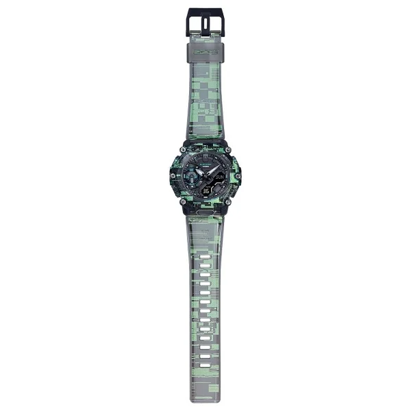 Casio G Shock GA-2200NN-1ADR Gri-Yeşil Erkek Kol Saati - Görsel 2